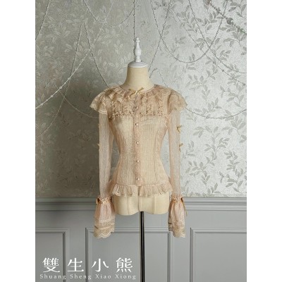 Twin Bears Gilded Reverie Blouse(2nd Pre-Order/3 Colours/Full Payment Without Shipping)